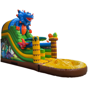 kleine dinosaurusglijbaan
