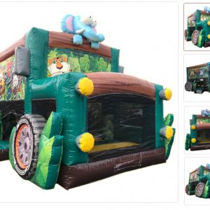 Safari truck springkussen